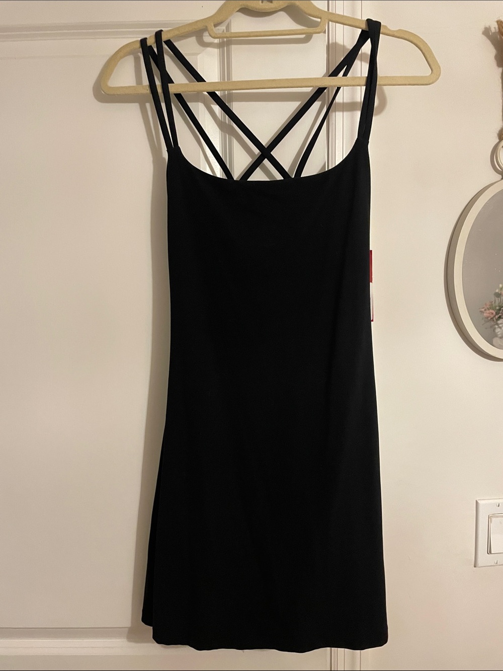 Carbon38 Black Strappy tennis dress